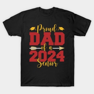 Proud Dad Of A Senior 2024 T-Shirt